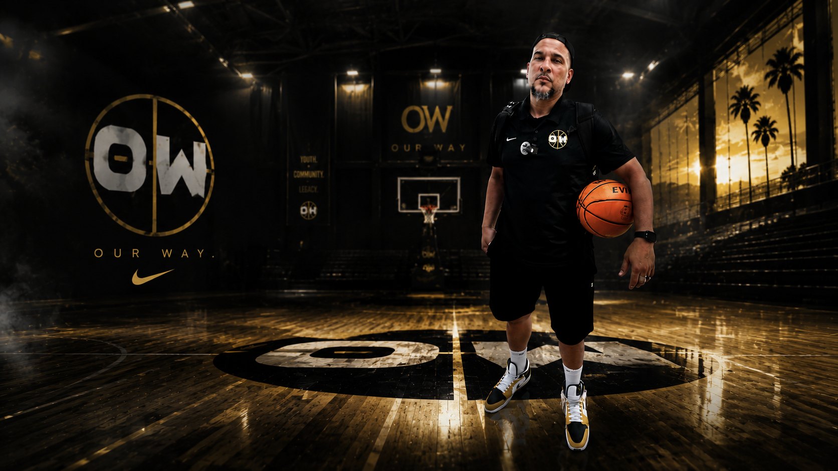 Aaron Abrams, founder and head coach, on the OW floor